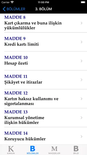 BANKA VE KREDi KARTLARI KANUNU iPhone Ekran Görüntüsü 7