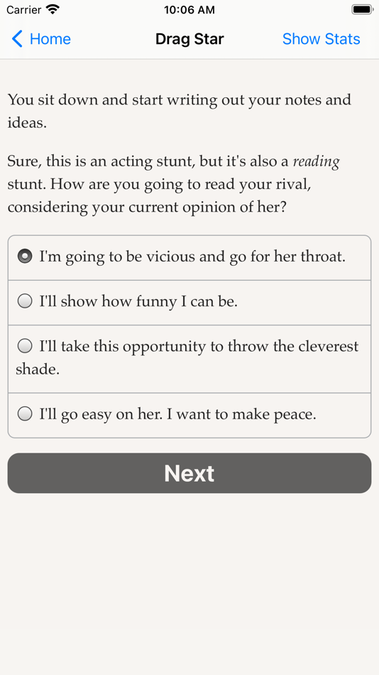 #4. Drag Star! (iOS) 由: Choice of Games LLC