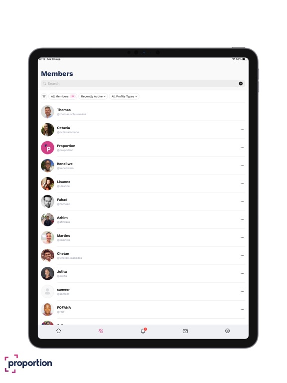 Screenshot #5 pour Proportion Global Community