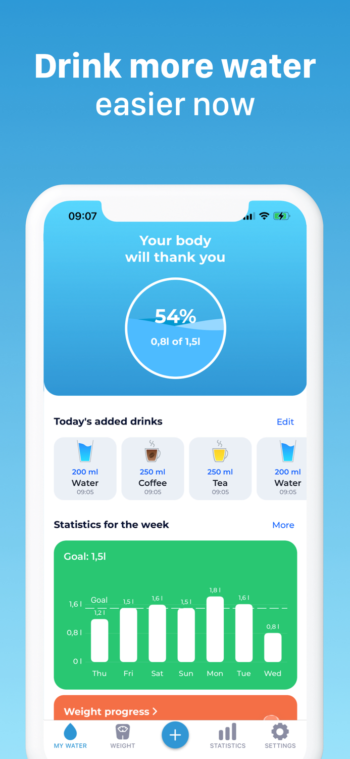 My Water Daily Drink Tracker