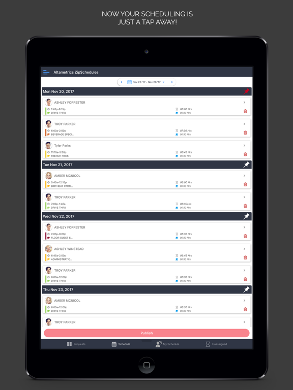 Screenshot #5 pour Altametrics Schedules