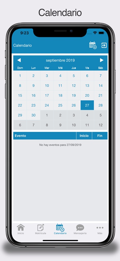Class Universidades - class-universidades-calendario-app-screen