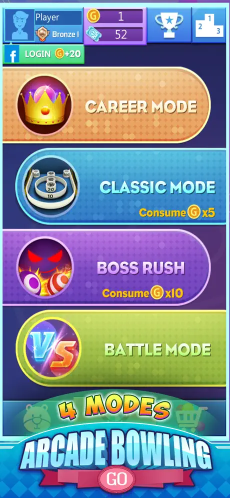 Arcade Bowling Go: Board Game