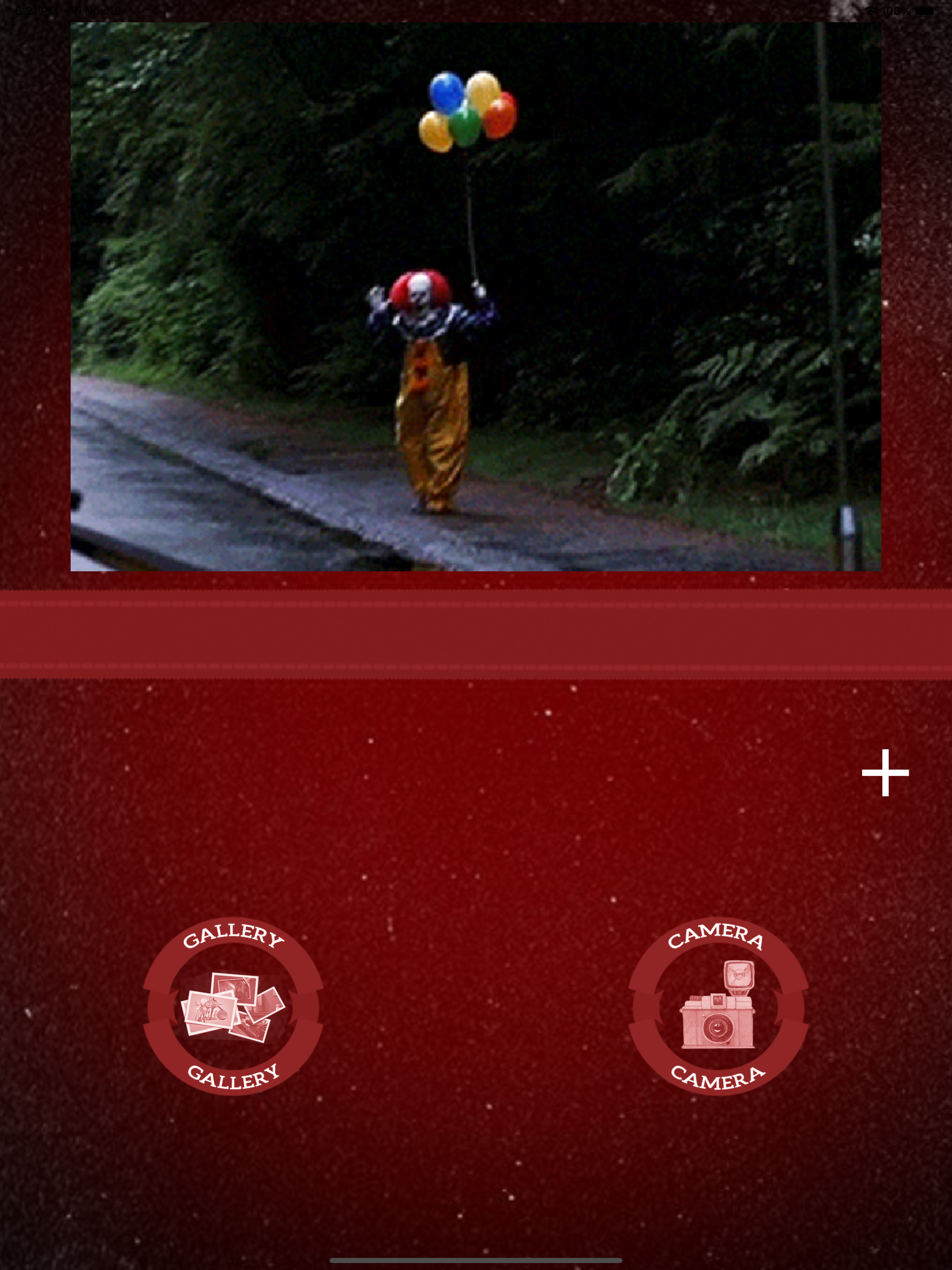 Evil clowns - photo stickers