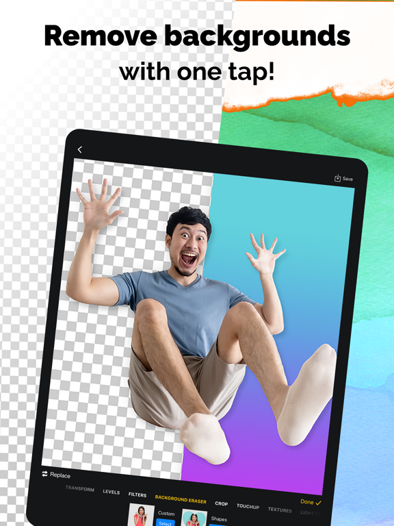 piZap: Design & Edit Photos iPad app afbeelding 3