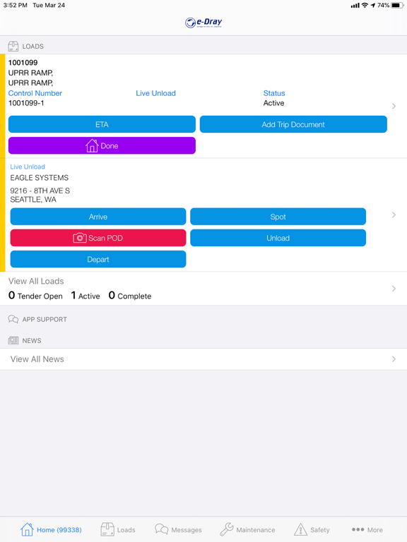 eDray Mobile iPad screenshot 4 - Business app