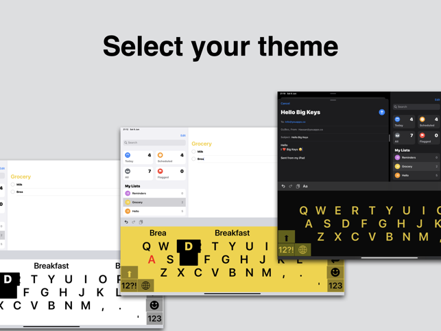 ‎Big Keys Keyboard Screenshot