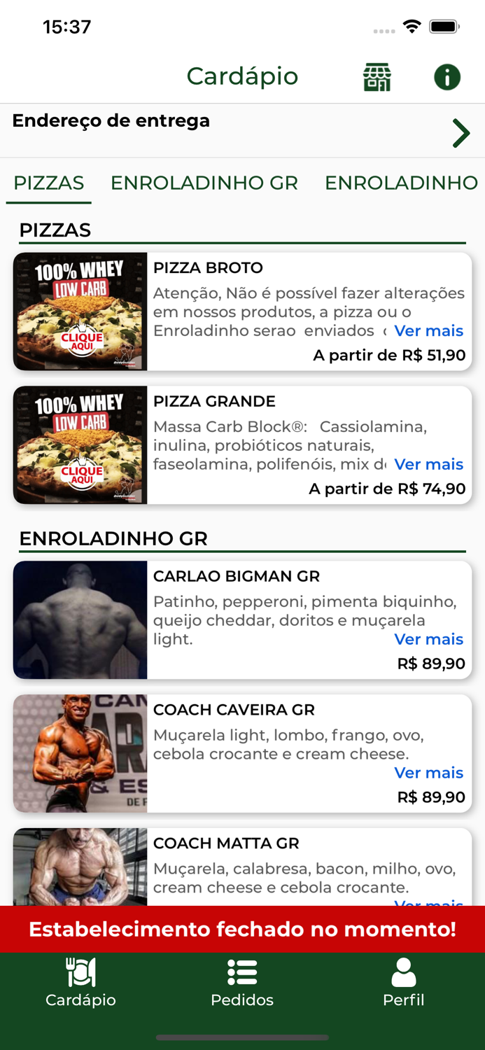 Pizzaria Bodybuilder