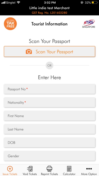Global Tax Free - Merchant App