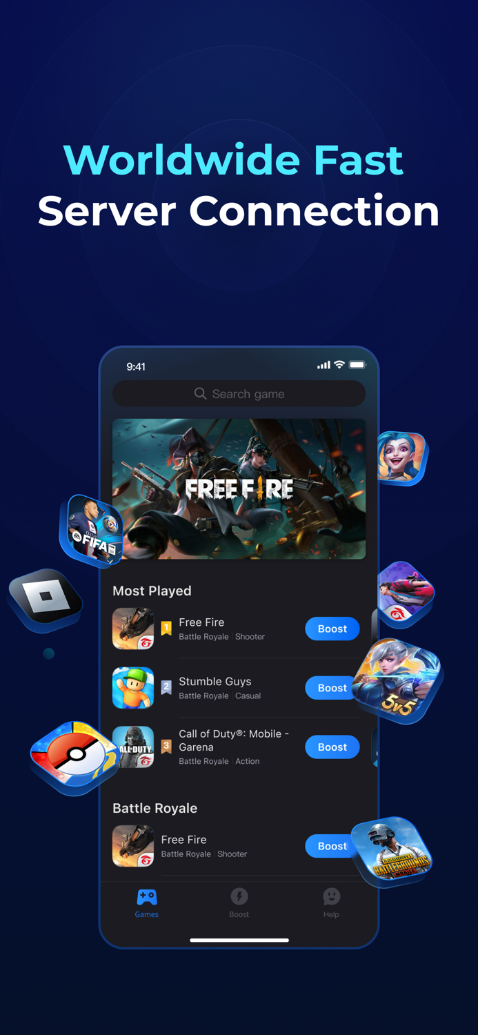 GearUP Game Booster Lower Lag