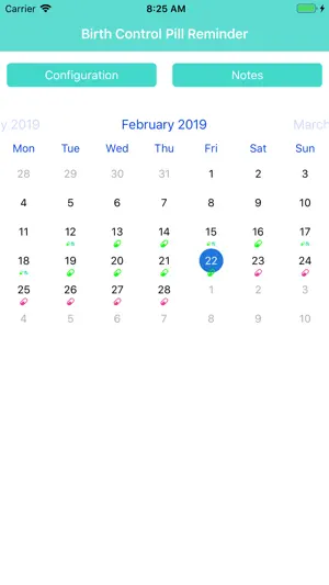 Birth Control Pill Reminder + screenshot 1