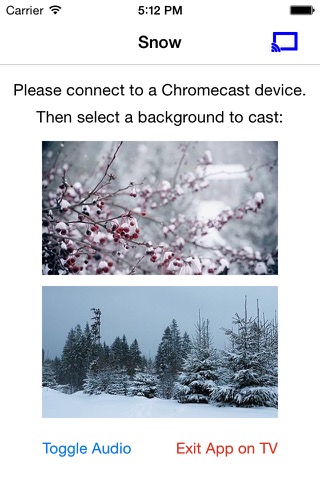 Snowfall on TV for Chromecastのおすすめ画像1