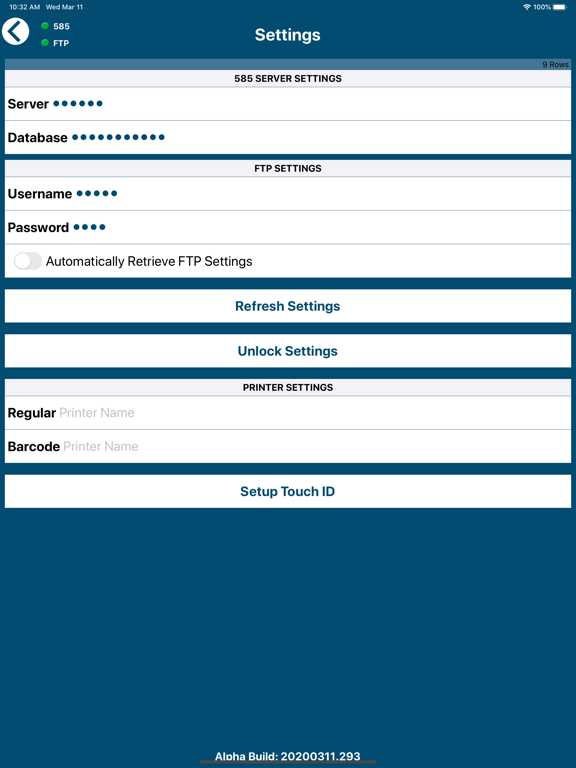 585 Mobile iPad screenshot 5 - Productivity app