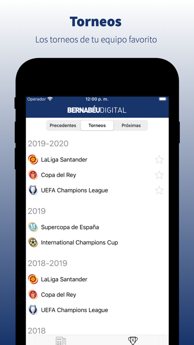 Bernabéu Digital Screenshot