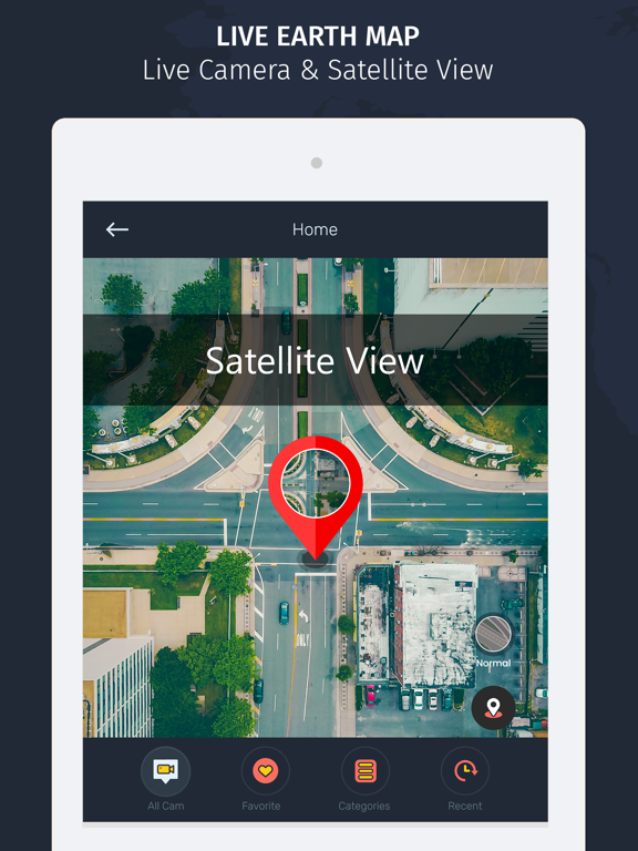 Screenshot #4 pour Live Earth Map HD - Live Cam