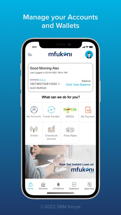 Mfukoni – SBM Bank Screenshot