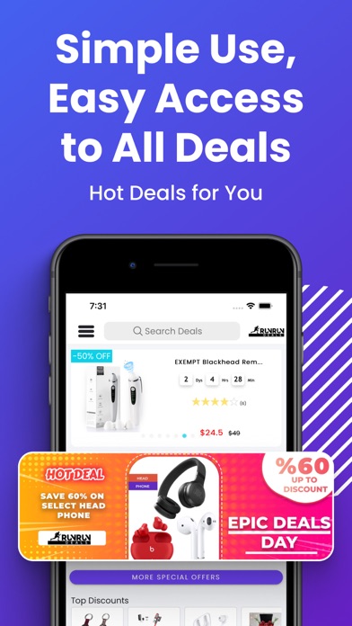 Run Run Deals – Coupons & Deal Screenshot