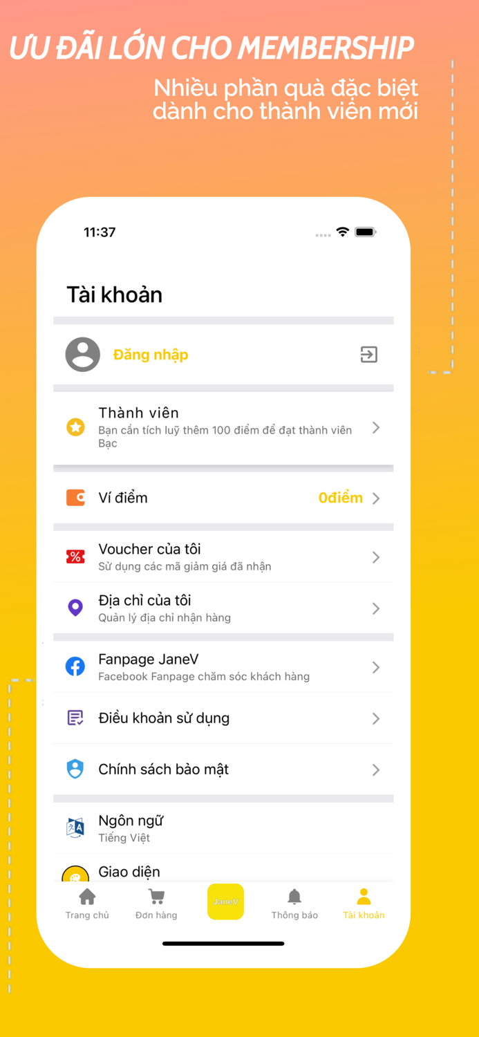 JaneV - Nền tảng CTV