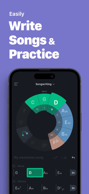‎TONALY: Write & Practice Songs Screenshot