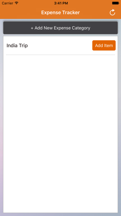 V-Soft Expense Tracker Screenshot
