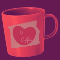 Cup of coffee stickers logo