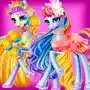 Rainbow Pony Care-Girl Game