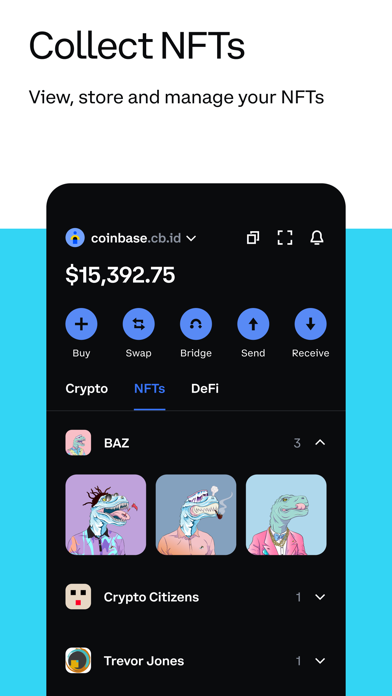 Coinbase Wallet: NFTs & Crypto Screenshot