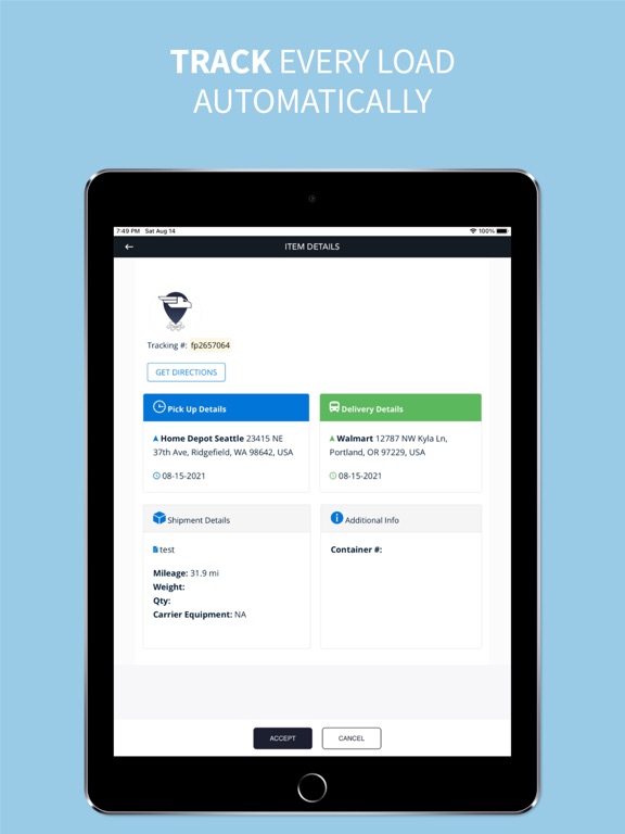 Screenshot #5 pour FreightPrint