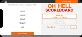 Game screenshot OH HELL Scoreboard apk