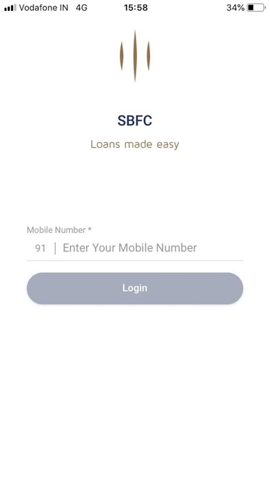 SBFC Customer App Screenshot