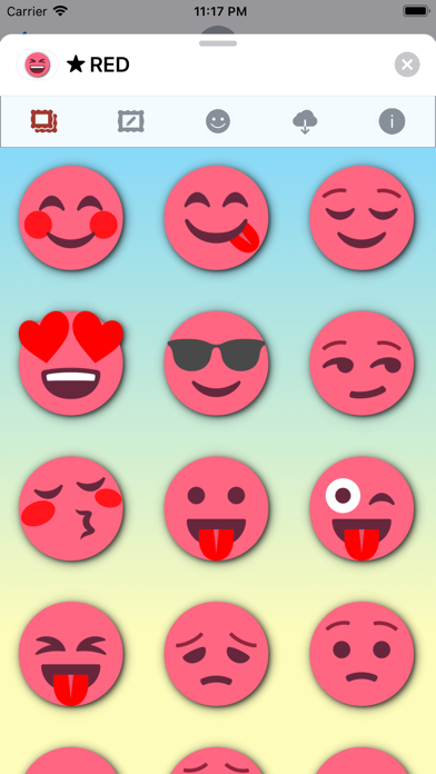 Screenshot #7 for RED Emoji • Stickers