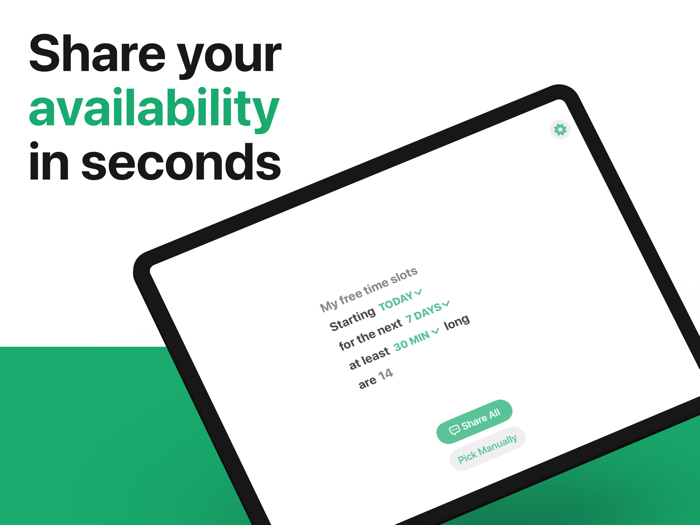 MyFreeTime Find Time Slot