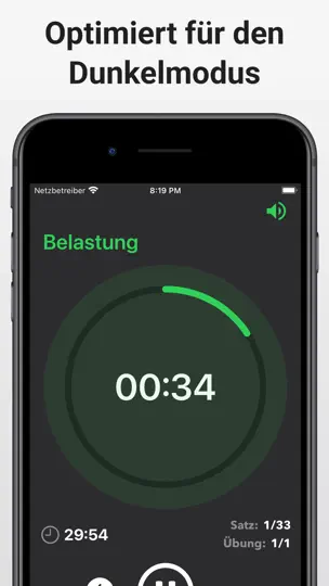 Screenshot von Intervall-Timer: HIIT Training auf dem iPhone 6