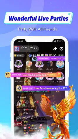 Game screenshot Whisper-Group Voice Chat Room apk