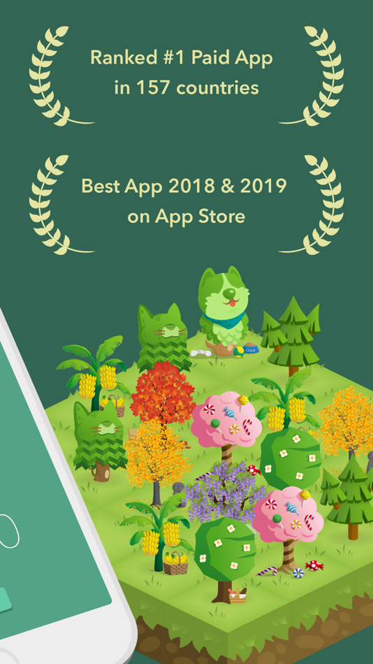 #2. Forest: Focus for Productivity (iOS) Podle: SEEKRTECH CO., LTD.
