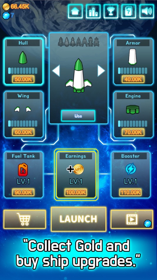 #3. Go Space - Spaceship builder (iOS) 由: JINOH Cho