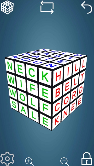 Word Puzzle Cube Screenshot
