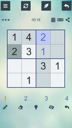 ™ Sudoku 4x4 screenshot 4