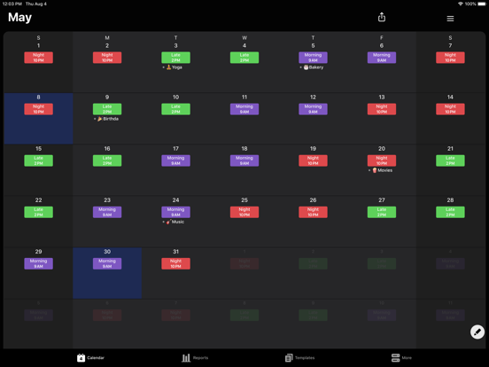 Screenshot #4 pour Supershift - Planning Travail