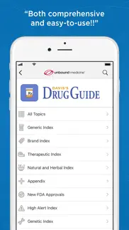 davis's drug guide - nursing iphone screenshot 1