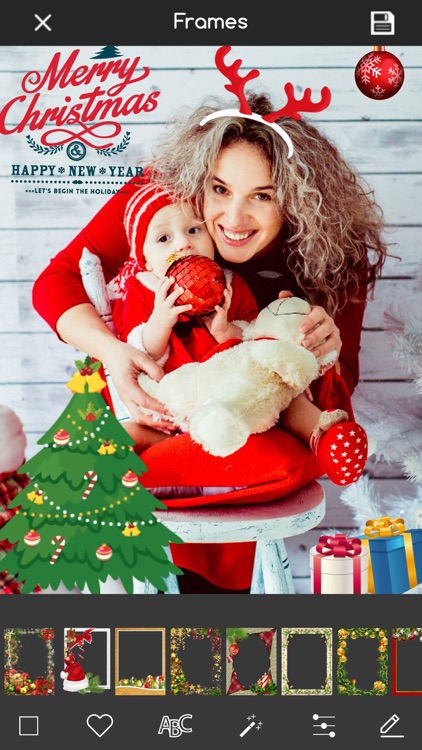 Christmas Photo Editor Sticker
