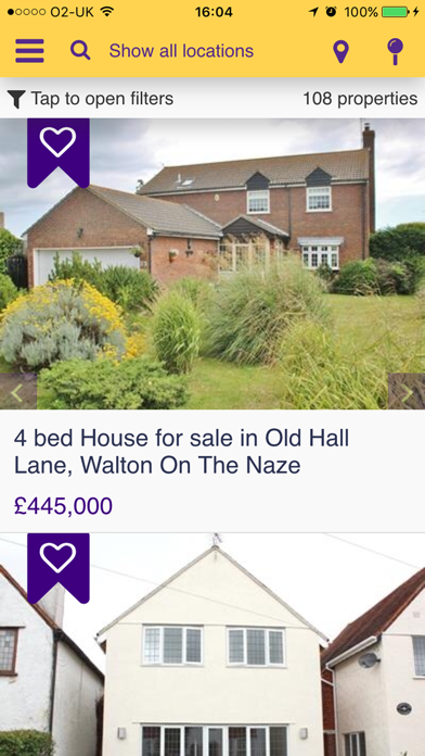 Sheens Property Search Screenshot