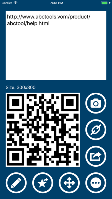 QR code generator: QROX Screenshot