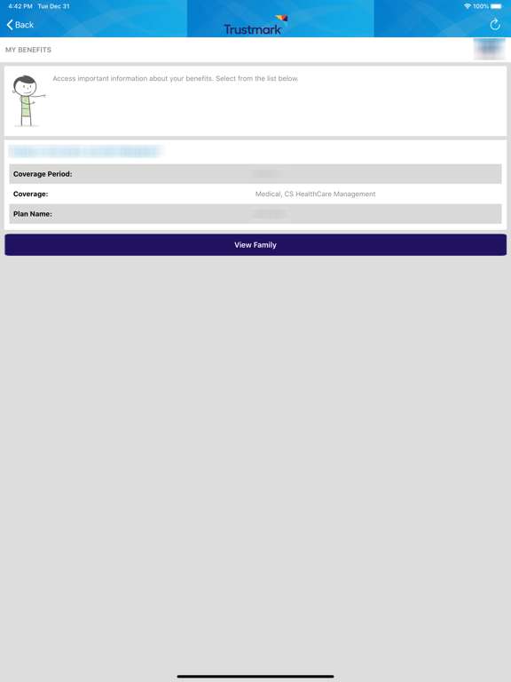 myLuminareHealth iPad screenshot 4 - Health & Fitness app