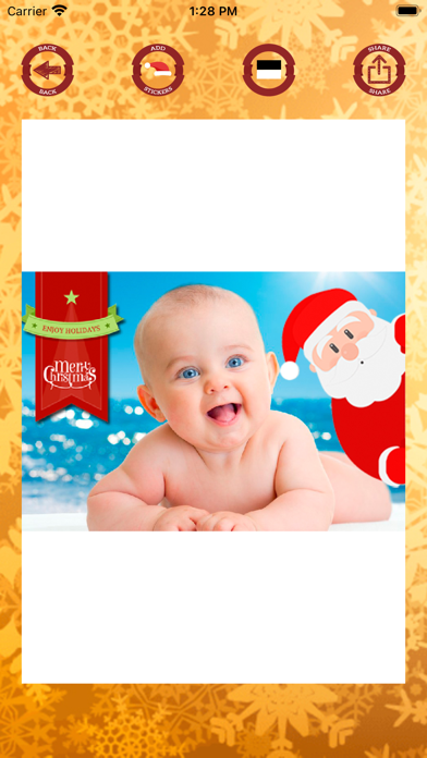 Christmas - photo stickers Screenshot
