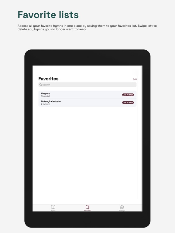 SDA Kinyarwanda Hymnal iPad screenshot 7 - Reference app