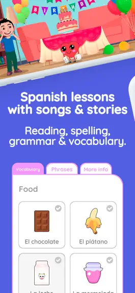 Game screenshot Loritos Learn Spanish for Kids hack