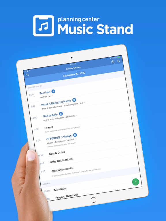 Screenshot #4 pour Planning Center Music Stand