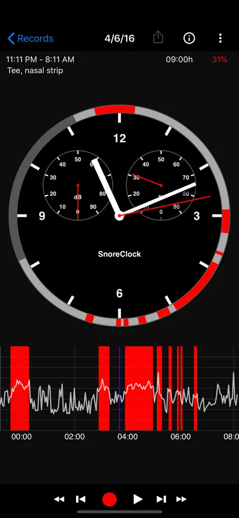 SnoreClock - Do you snore? - Health & Fitness App | MWM