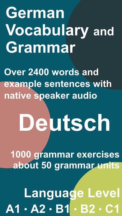 German Vocabulary and Grammar Screenshot